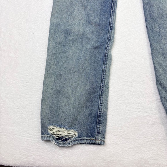 BDG Urban Outfitters Cowboy Jeans Womens 30 Light Wash Distressed Denim Holes - Picture 11 of 13